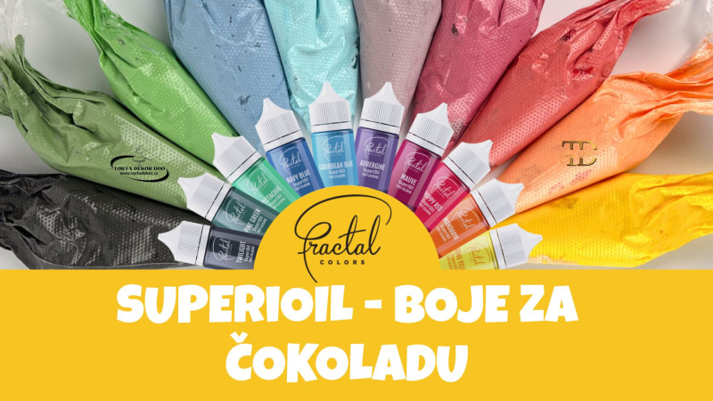 boje za čokoladu